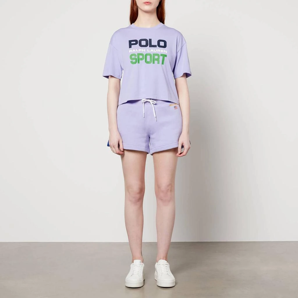 商品Ralph Lauren|Polo Ralph Lauren Women's Polo Sport T-Shirt - Lilac,价格¥194,第3张图片详细描述