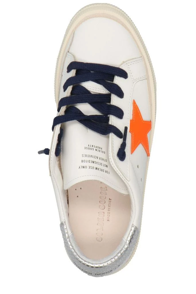 商品Golden Goose|Golden Goose Kids Super Star Lace-Up Sneakers,价格¥1063-¥1160,第4张图片详细描述