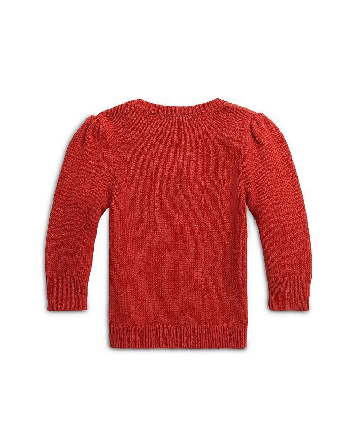 商品Ralph Lauren|Girls' Polo Bear Intarsia Sweater - Baby,价格¥353,第2张图片详细描述