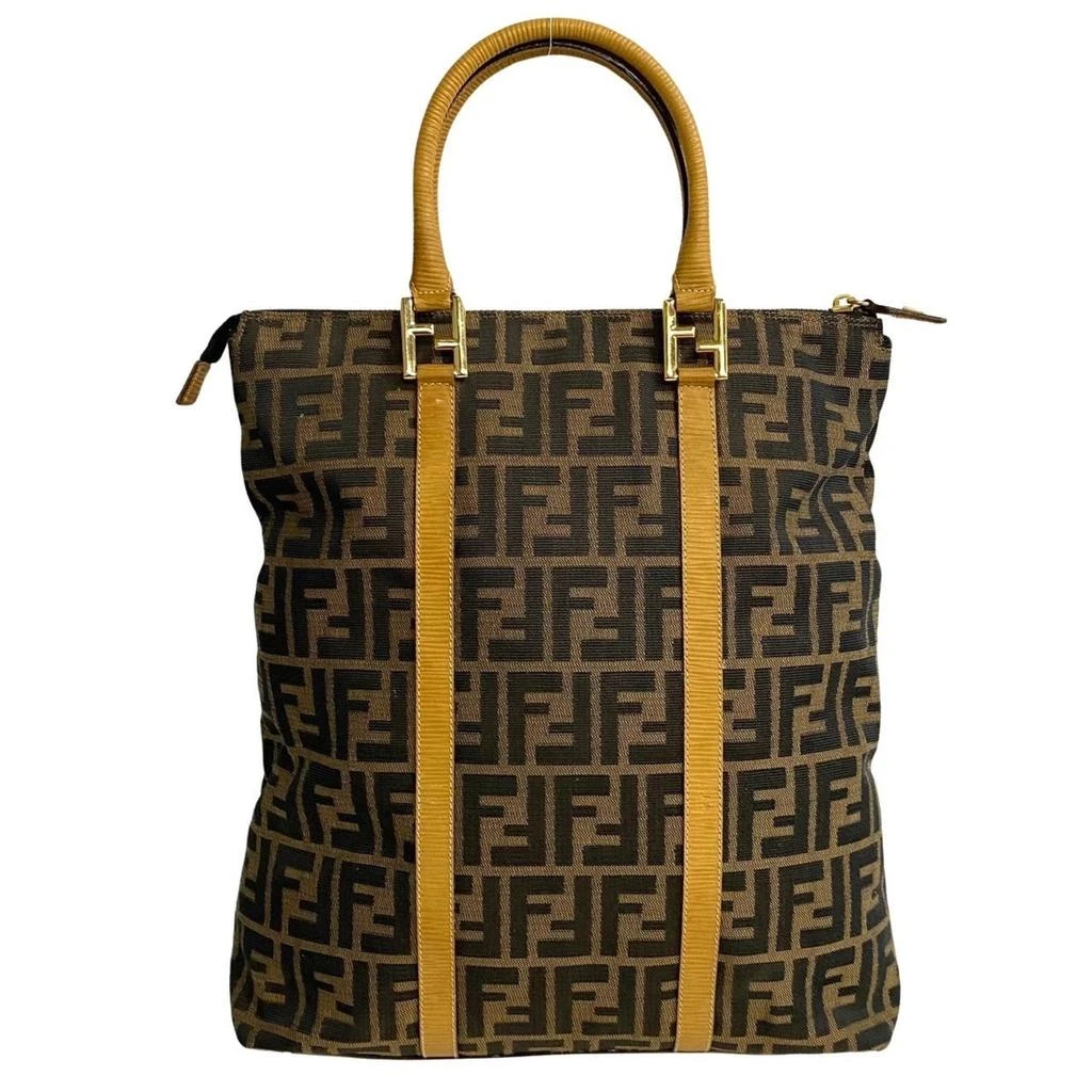 商品[二手商品] Fendi|Fendi Zucca  Canvas Tote Bag (Pre-Owned),价格¥6194,第1张图片