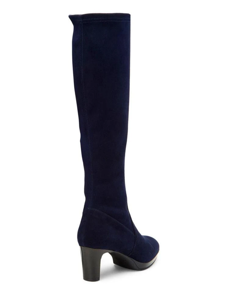 商品Aquatalia|Dahlia Stretch-Suede Knee-High Boots,价格¥2085,第2张图片详细描述