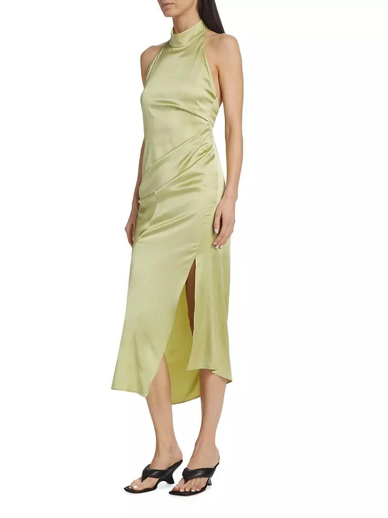 商品Helmut Lang|Silk Draped Midi-Dress,价格¥1248,第3张图片详细描述