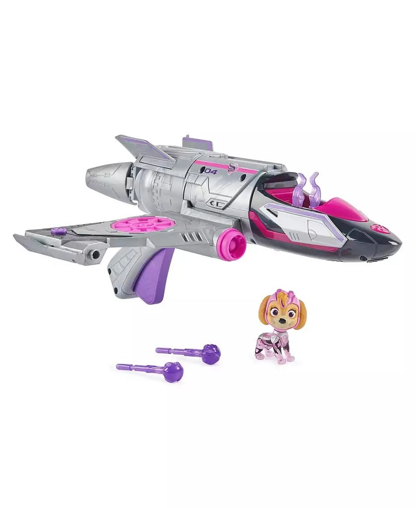 商品Paw Patrol|The Mighty Movie, Converting Rescue Jet with Skye Mighty Pups Action Figure, Lights and Sounds, Kids Toys for Boys Girls 3 Plus,价格¥278,第1张图片