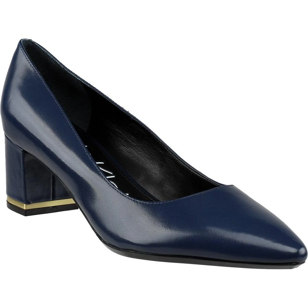 商品Calvin Klein|Nita Pointed Toe Block Heel Pumps,价格¥545,第2张图片详细描述