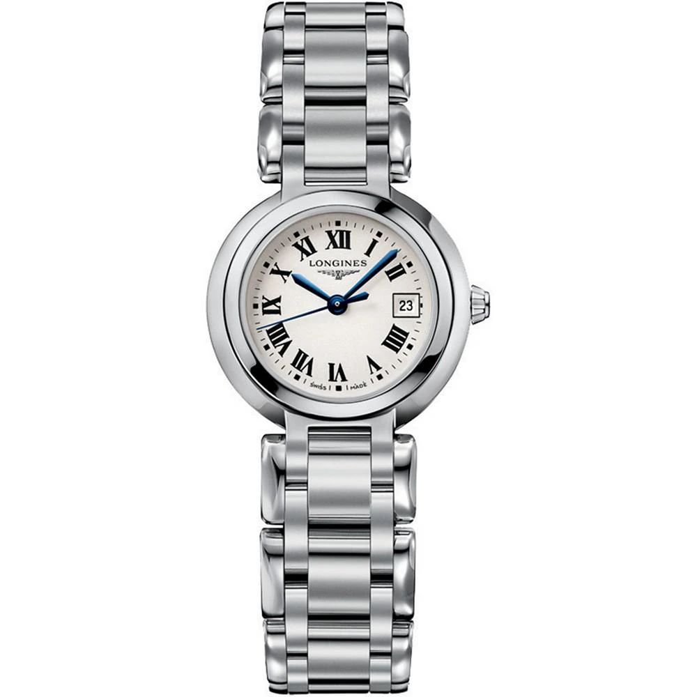 商品Longines|Women's Swiss PrimaLuna Stainless Steel Bracelet Watch  27mm,价格¥8779,第1张图片