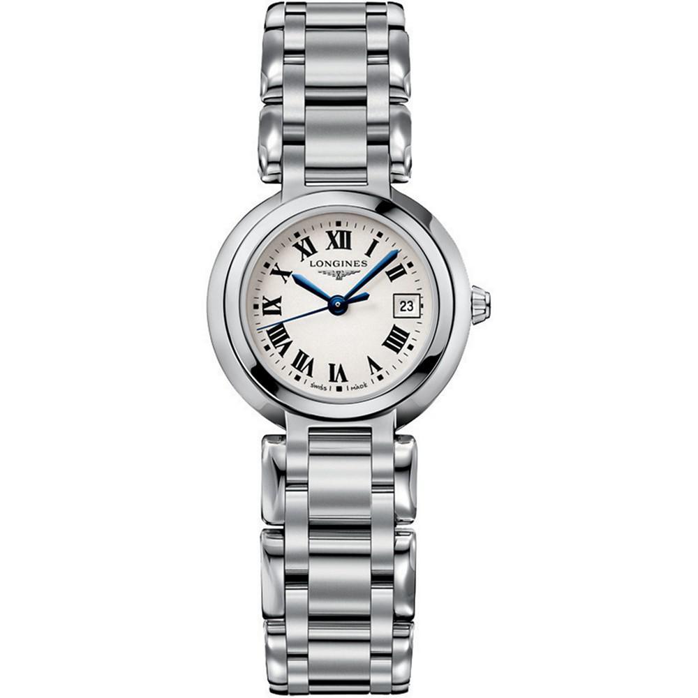 商品Longines|Women's Swiss PrimaLuna Stainless Steel Bracelet Watch  27mm,价格¥8521,第1张图片