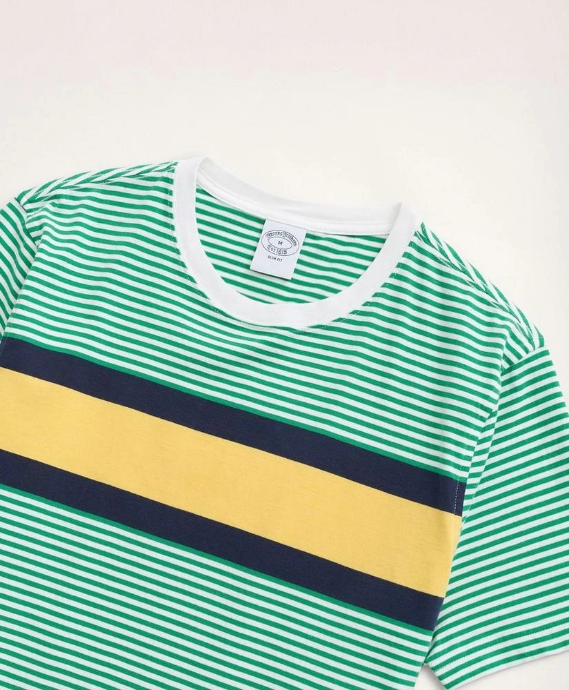 商品Brooks Brothers|Chest Stripe T-Shirt,价格¥150,第2张图片详细描述