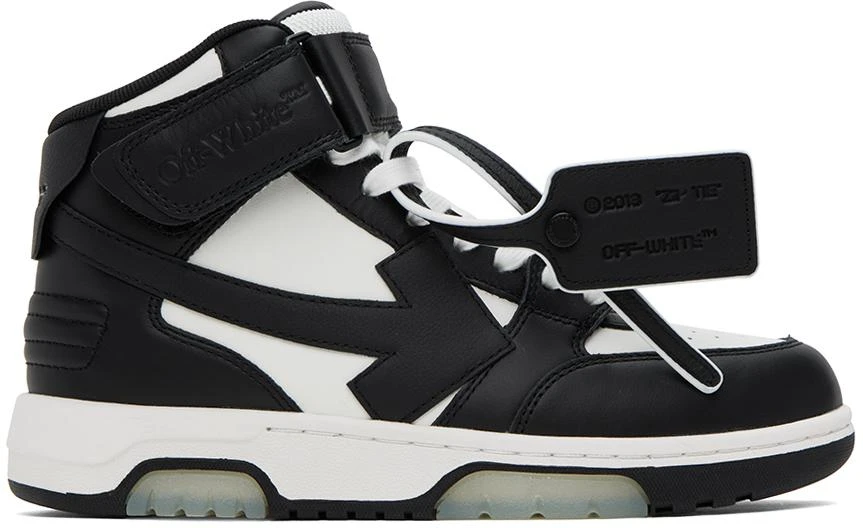 商品Off-White|Black & White Out Of Office Sneakers,价格¥2367,第1张图片