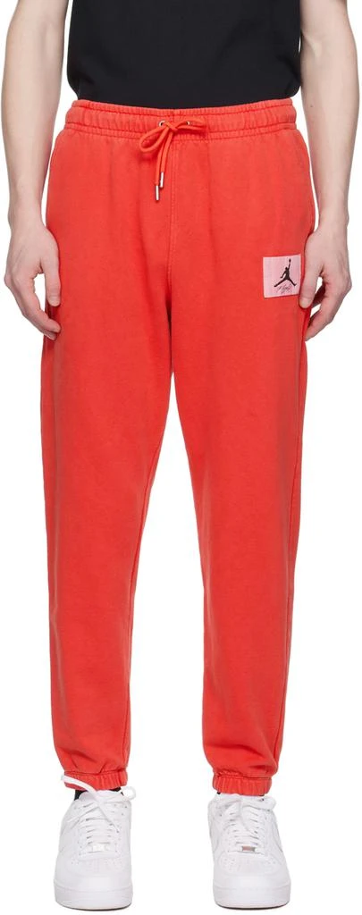 商品Jordan|Red Washed Sweatpants,价格¥737,第1张图片