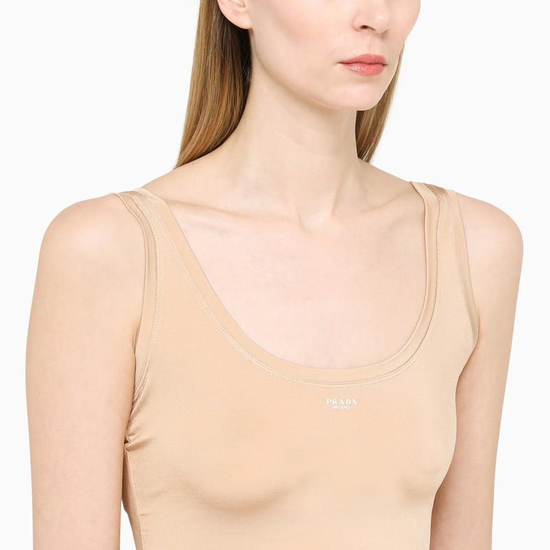 商品Prada|Cammeo cropped tank top with logo,价格¥4294,第6张图片详细描述