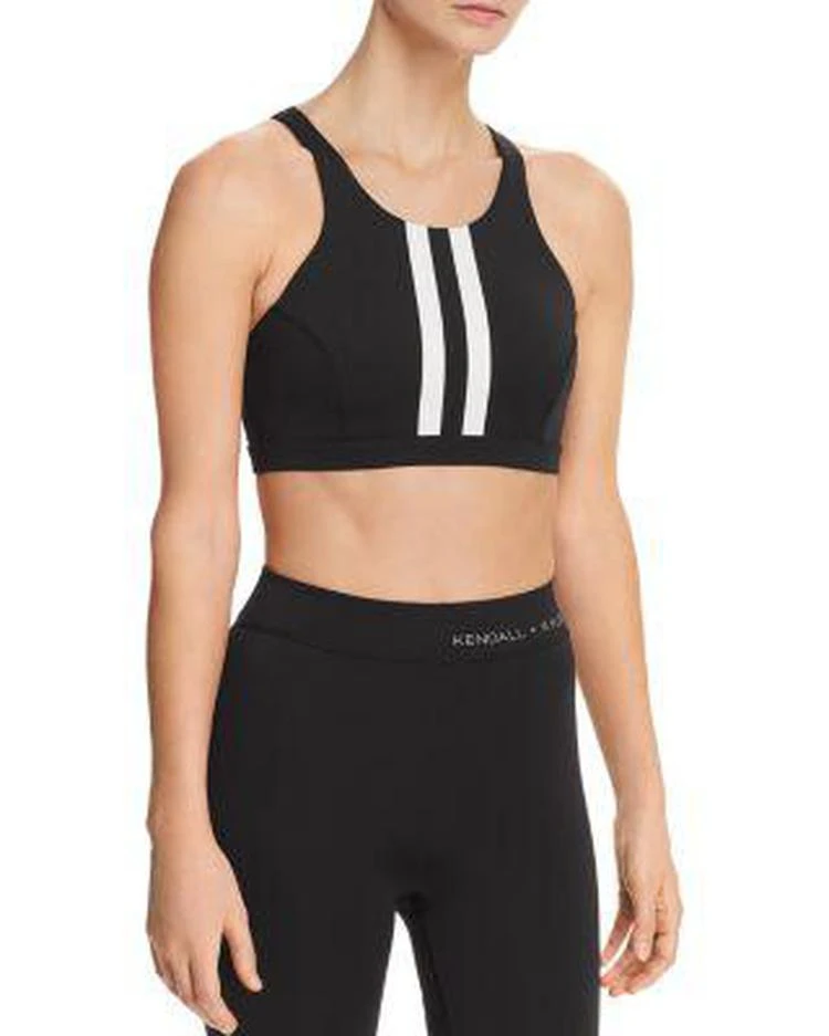 商品KENDALL & KYLIE|Racing Stripe Sports Bra,价格¥130,第1张图片