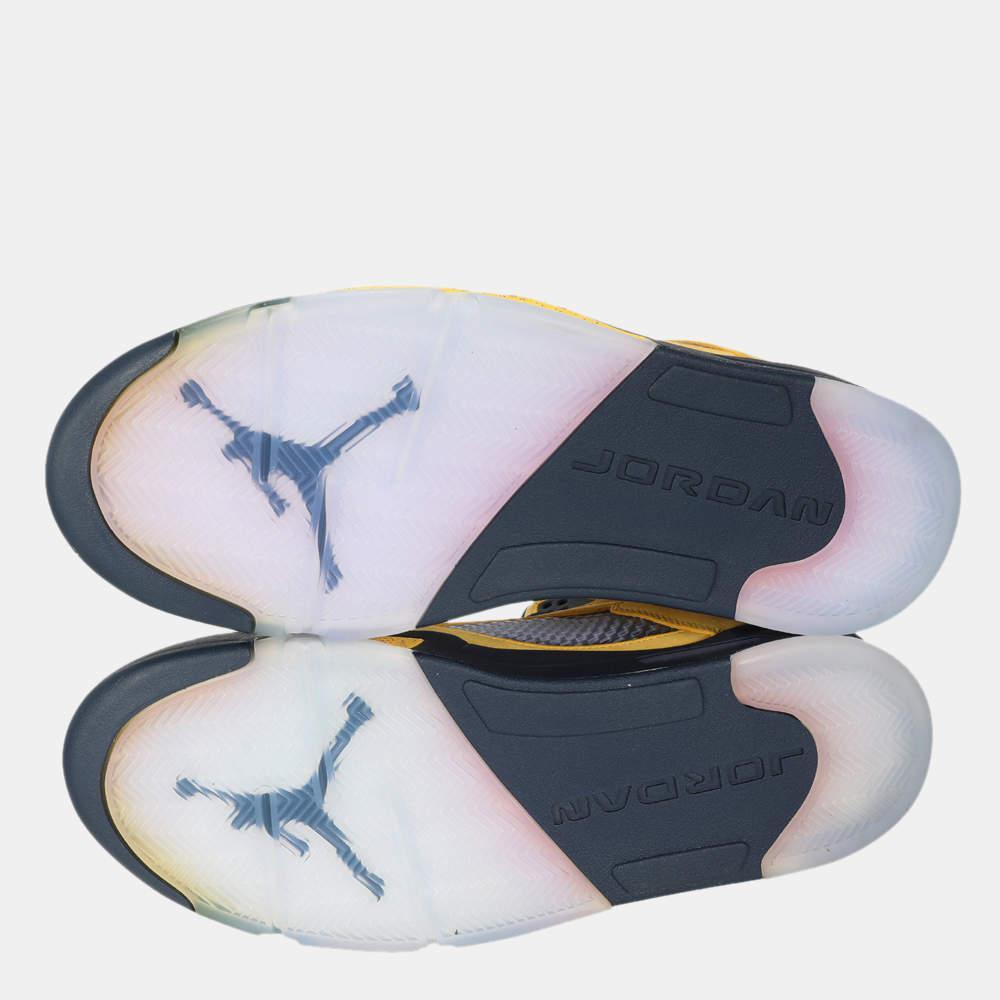 商品[二手商品] Jordan|Air Jordan 5 Retro SP 'Michigan' Sneakers (13 US) EU 46,价格¥2346,第7张图片详细描述