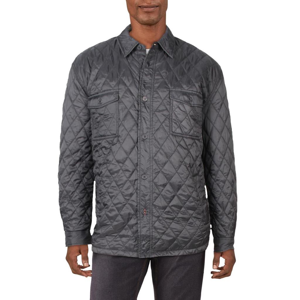 Weatherproof Vintage Mens Quilted Cool Weather Shirt Jacket商品第1张图片规格展示