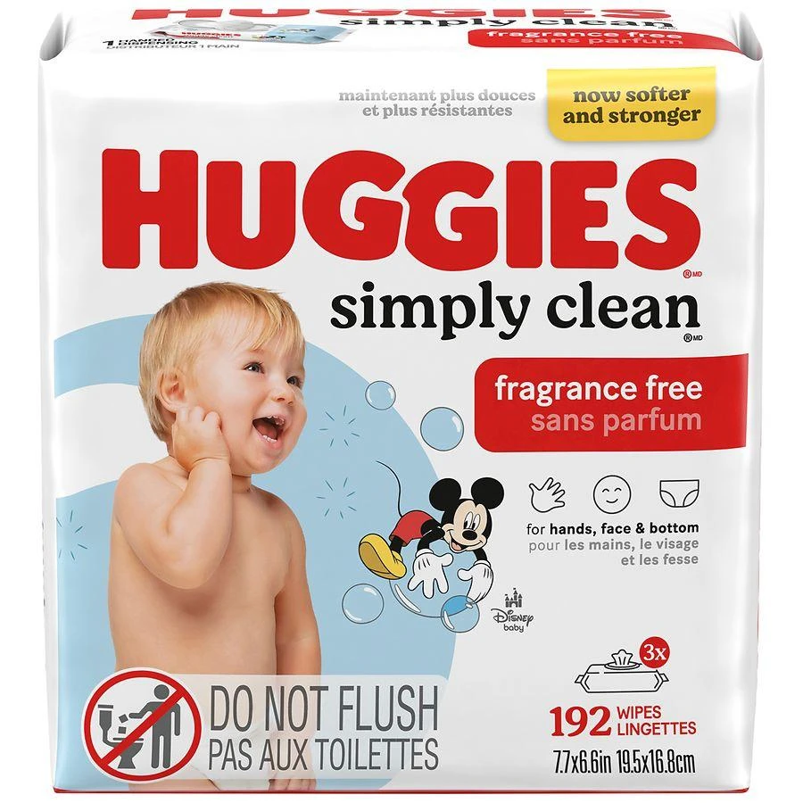 商品Huggies|Baby Wipes Fragrance Free, 192,价格¥81,第1张图片详细描述
