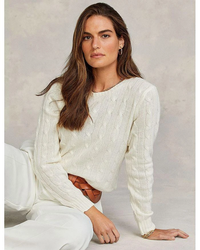 商品Ralph Lauren|Cable Knit Cashmere Sweater,价格¥1965,第4张图片详细描述