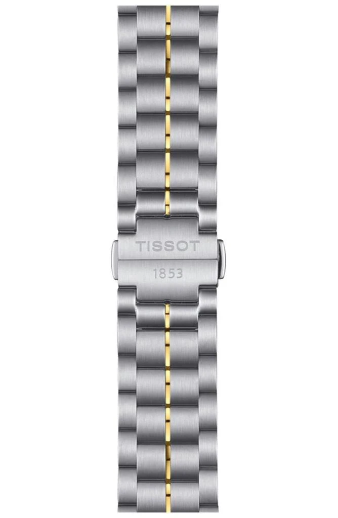 商品Tissot|Men's Luxury Powermatic 80 Two-Tone Bracelet Watch, 41mm,价格¥4032,第4张图片详细描述