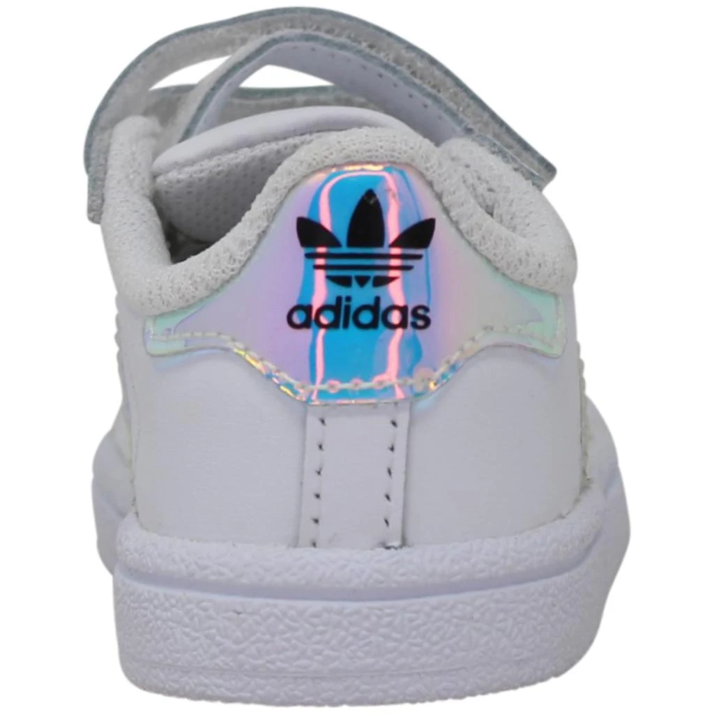 商品Adidas|Adidas SuperStar CF I ftwwht/ftwwht/metsil  AQ6280 Toddler,价格¥214,第3张图片详细描述