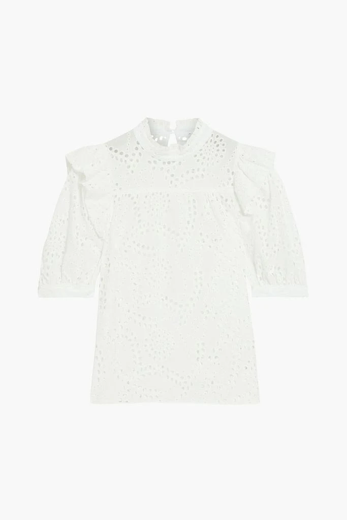 商品IRIS & INK|Therese broderie anglaise cotton top,价格¥425,第2张图片详细描述