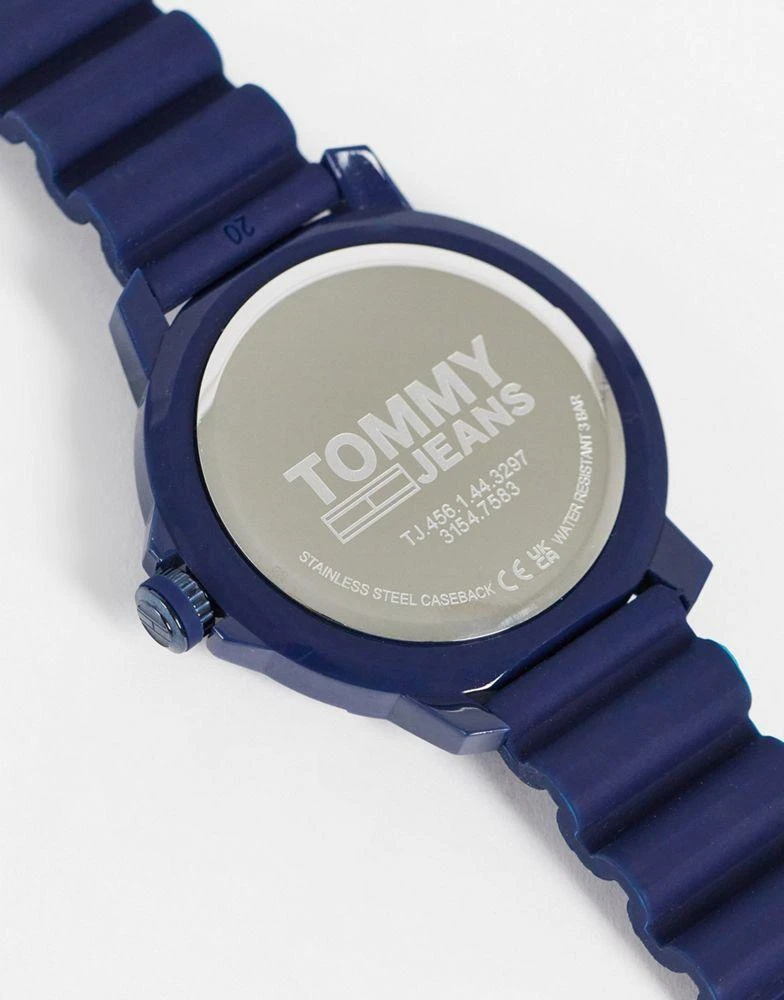 商品Tommy Hilfiger|Tommy Jeans silicone watch in navy,价格¥680,第4张图片详细描述