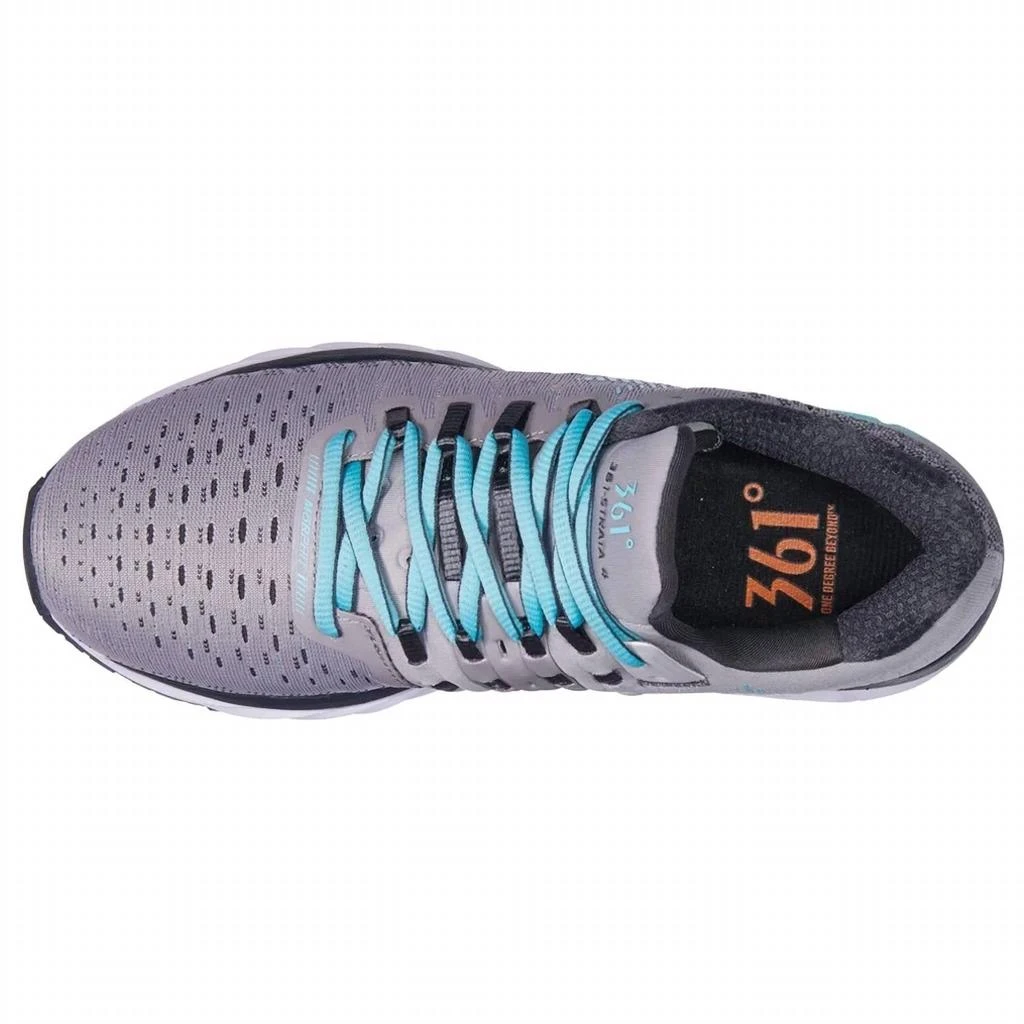 商品361 Degrees|Women's Strata 4 Running Shoes - Medium Width In Sleet/ebony,价格¥985,第3张图片详细描述
