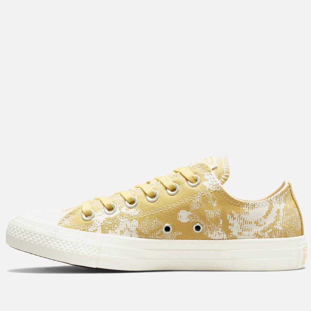 Converse Women's Chuck Taylor All Star Hybrid Floral Ox Trainers - Saturn Gold/Egret/Saturn Gold商品第2张图片规格展示