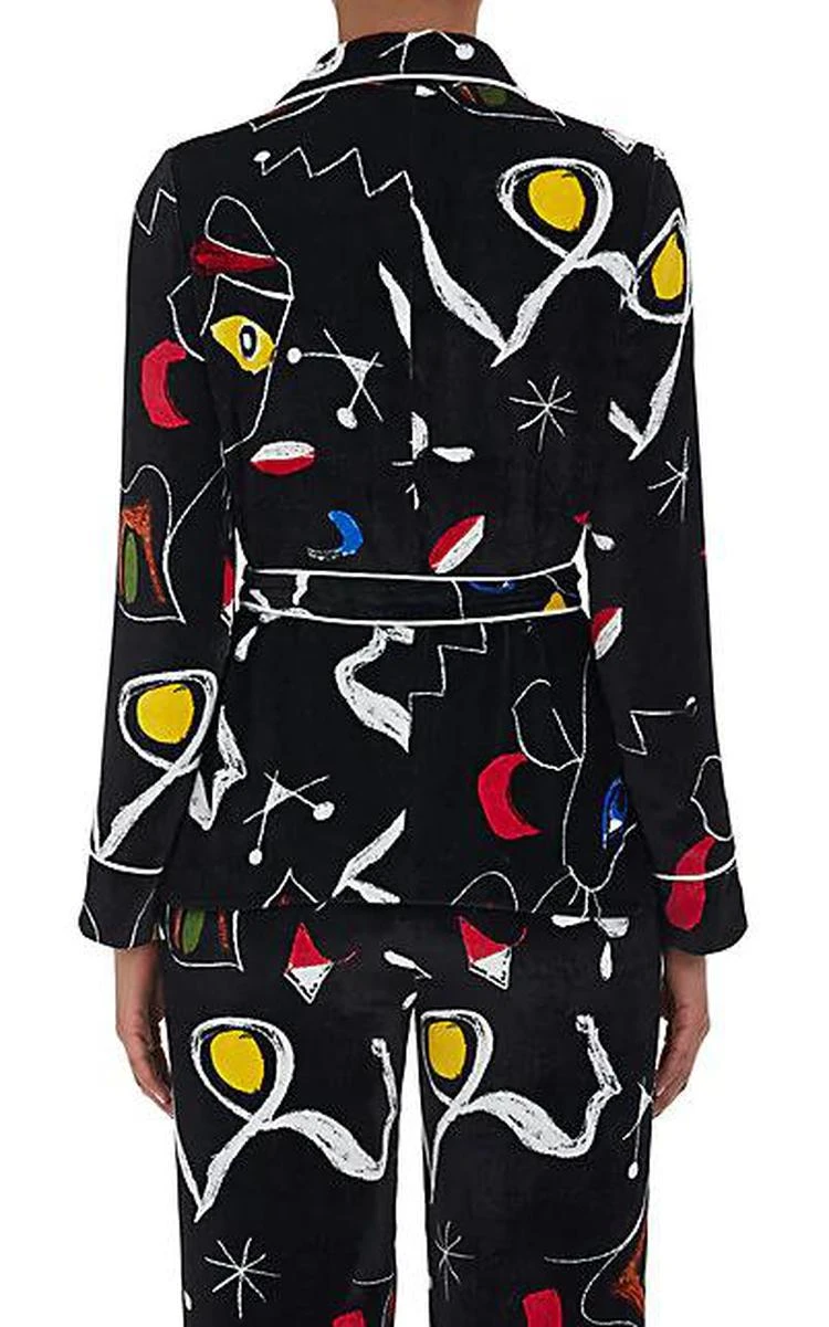 商品Lisa Perry|Belted Velvet Pajama Top,价格¥1166,第2张图片详细描述