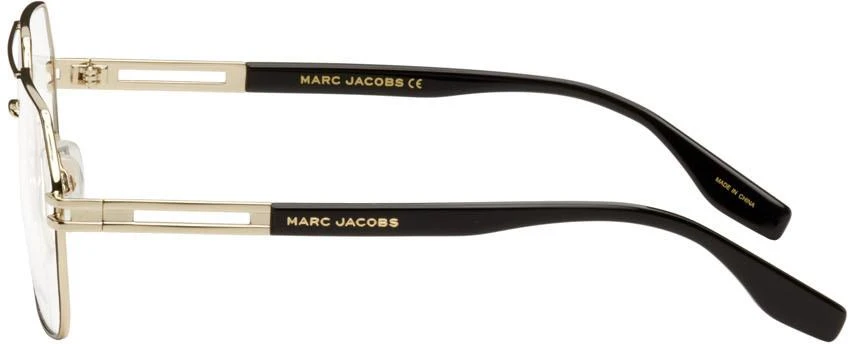 商品Marc Jacobs|Gold & Black Retro Glasses,价格¥469,第3张图片详细描述