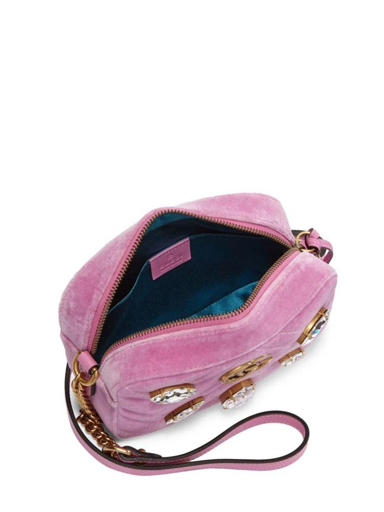 商品Gucci|GG Marmont Velvet Mini Bag,价格¥10419,第2张图片详细描述