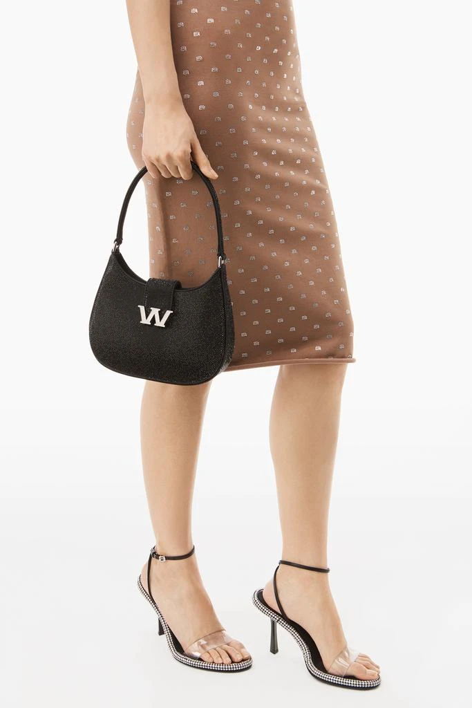 商品Alexander Wang|W LEGACY SMALL HOBO IN CRYSTAL SATIN,价格¥6308,第3张图片详细描述
