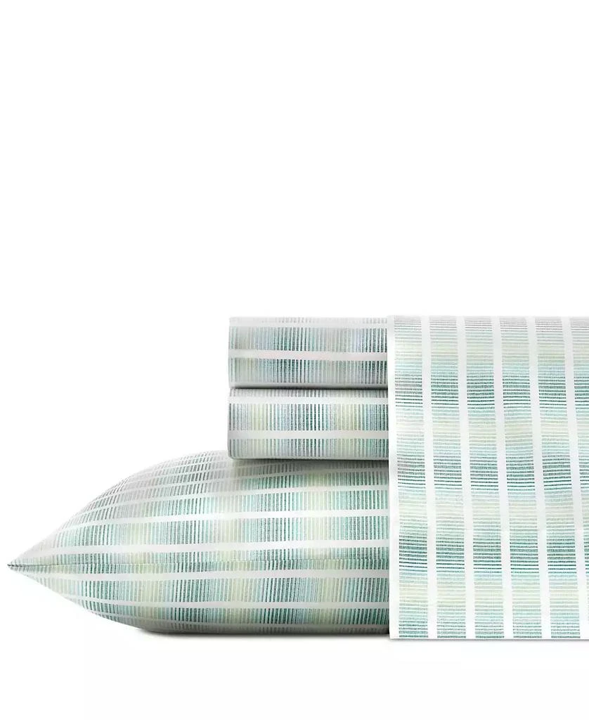 商品Tommy Bahama|Tommy Bahama Off The Grid Castaway Green Sheet Set, Queen,价格¥617,第1张图片详细描述