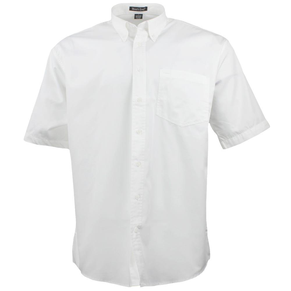 EZCare Woven Short Sleeve Button Up Shirt商品第1张图片规格展示