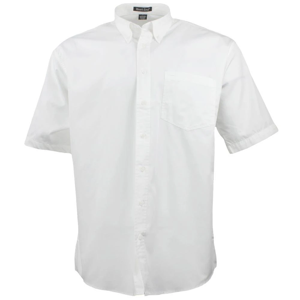 商品River's End|EZCare Woven Short Sleeve Button Up Shirt,价格¥301,第1张图片详细描述