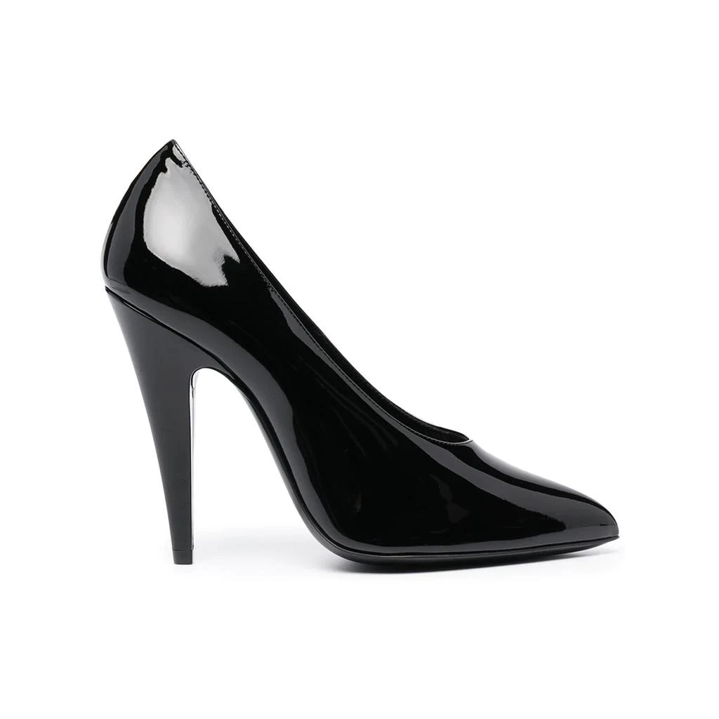商品Yves Saint Laurent|Saint Laurent Cone Heel Leather Pumps,价格¥3207,第1张图片