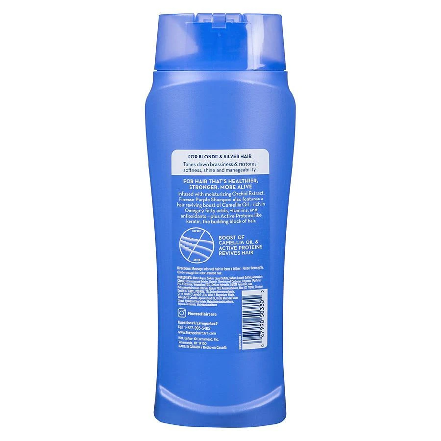 商品Finesse|Blonde + Silver Purple Shampoo,价格¥25,第2张图片详细描述