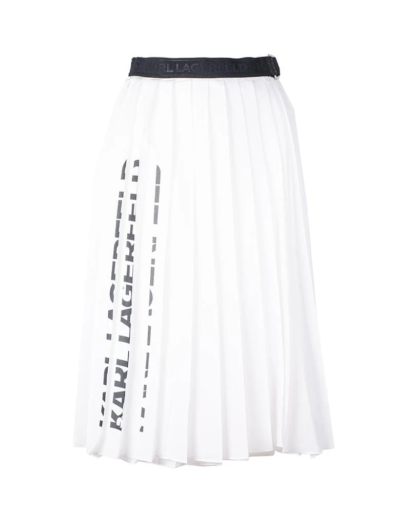 商品Karl Lagerfeld Paris|Pleated Wrap Skirt,价格¥1878,第1张图片