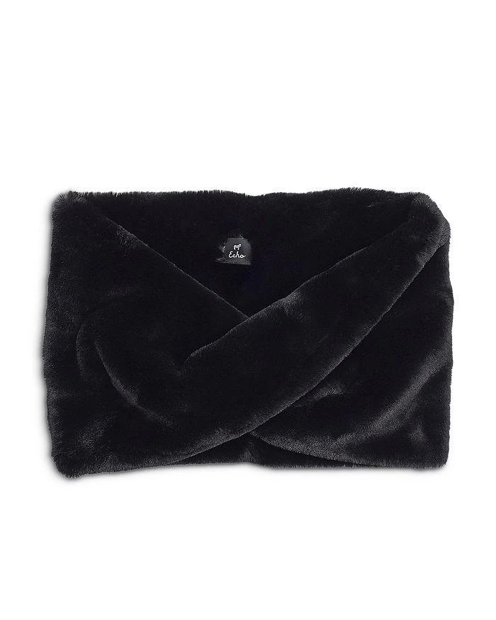 商品Echo Design|Faux Fur Twist Front Infinity Scarf,价格¥365,第1张图片