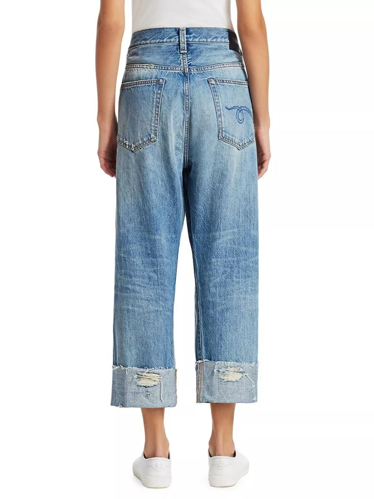 商品R13|Distressed Crossover Jeans,价格¥1669,第5张图片详细描述