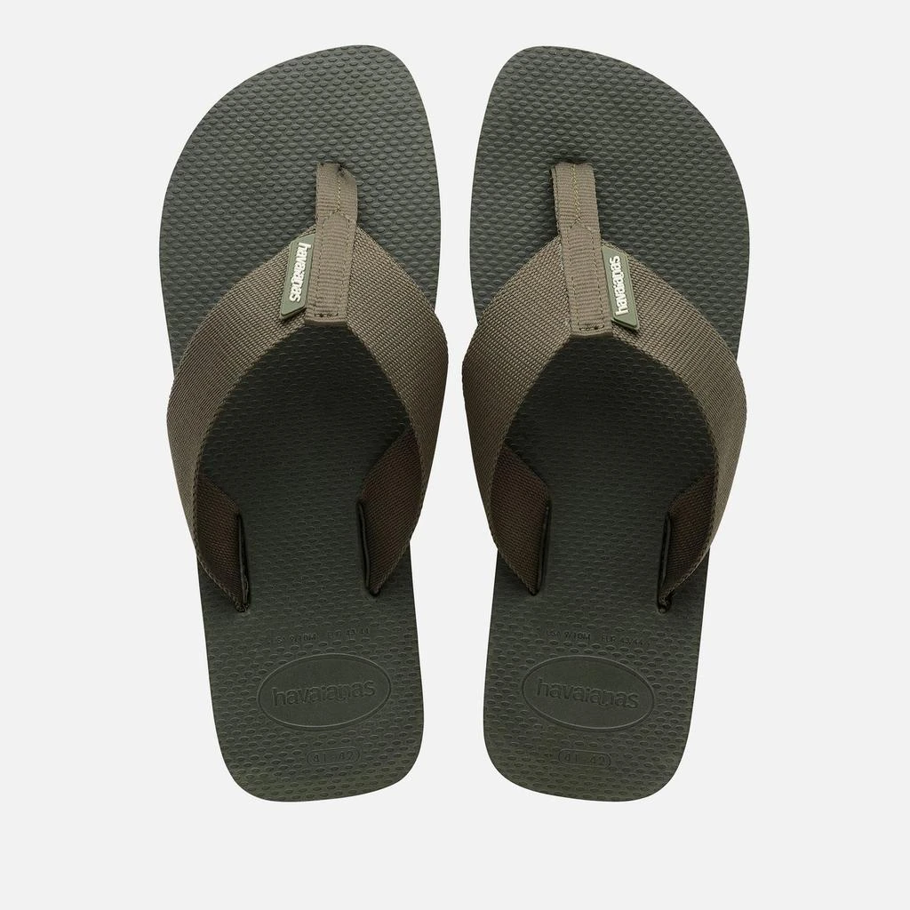 商品Havaianas|Havaianas Men's Urban Basic Rubber Canvas Flip Flops,价格¥207,第1张图片