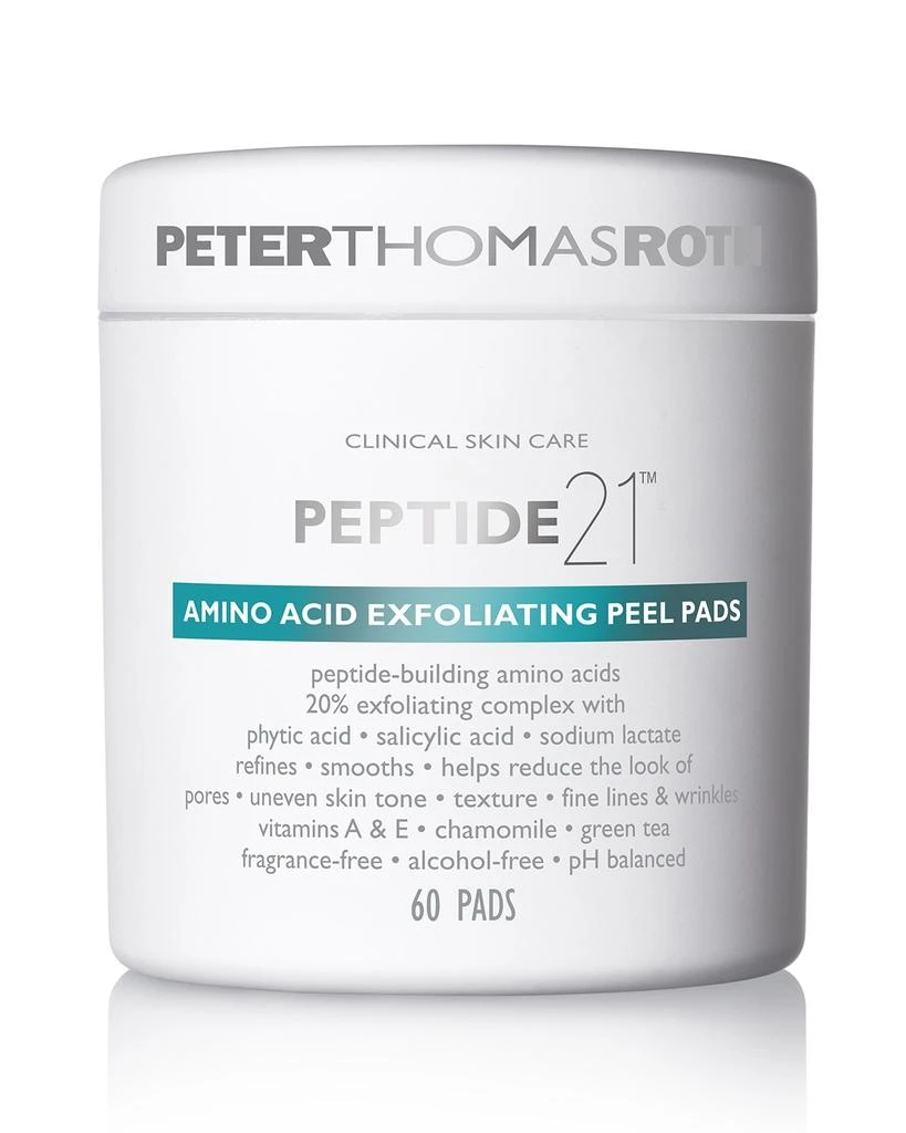 商品Peter Thomas Roth|Peptide 21 Amino Acid Exfoliating Peel Pads, 60 ct.,价格¥319,第1张图片