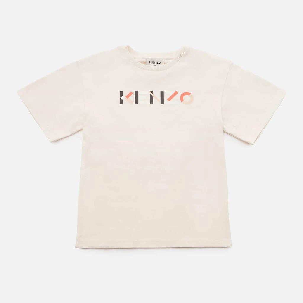 商品Kenzo|KENZO Girls' Logo T-Shirt - Off White,价格¥199,第1张图片