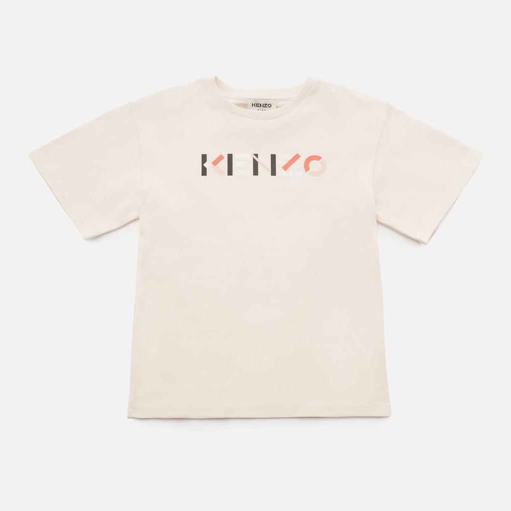 商品Kenzo|KENZO Girls' Logo T-Shirt - Off White,价格¥215,第1张图片