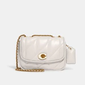 商品Coach|Coach Women's Quilted Pillow Madison Shoulder Bag - Light Coral,价格¥4886,第1张图片