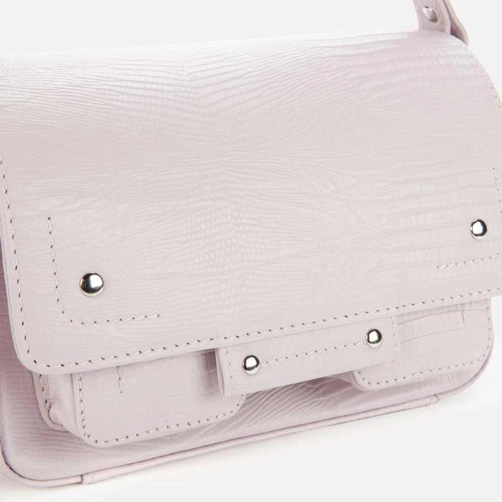 商品Nunoo|Núnoo Women's Small Honey Lizard Shoulder Bag - lavender,价格¥376,第3张图片详细描述