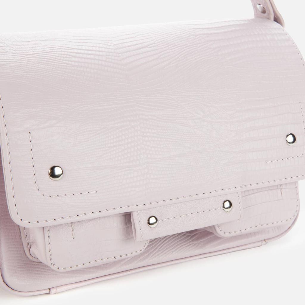 商品Nunoo|Núnoo Women's Small Honey Lizard Shoulder Bag - lavender,价格¥483,第5张图片详细描述