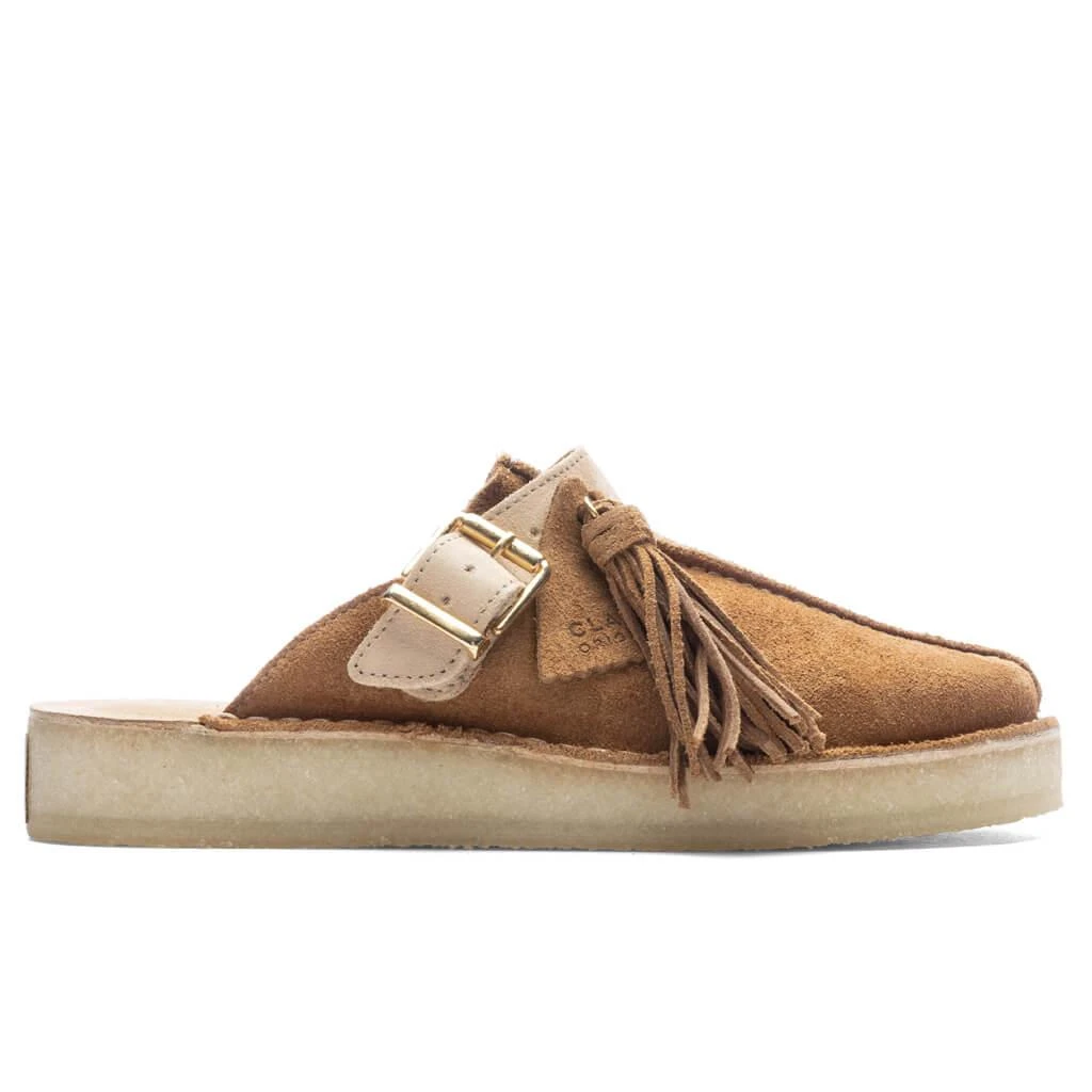 商品Clarks|Trek Mule - Light Tan Combination,价格¥906,第1张图片