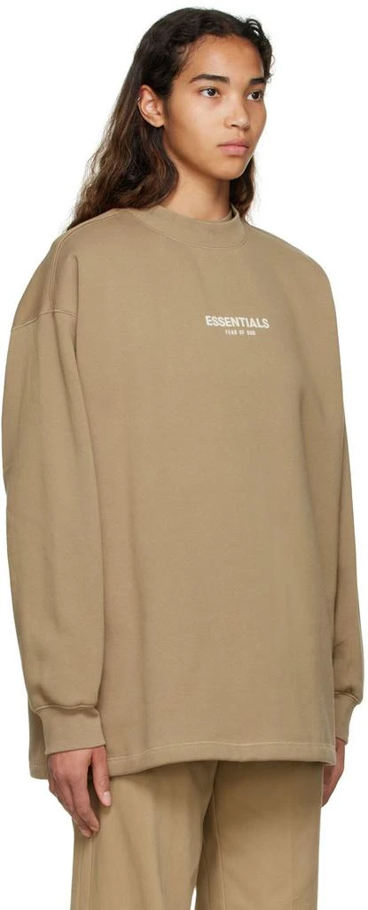 商品Essentials|Tan Cotton Sweatshirt,价格¥302,第2张图片详细描述