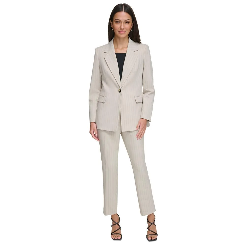 商品DKNY|Women's Notched Collar One-Button Blazer,价格¥238,第1张图片