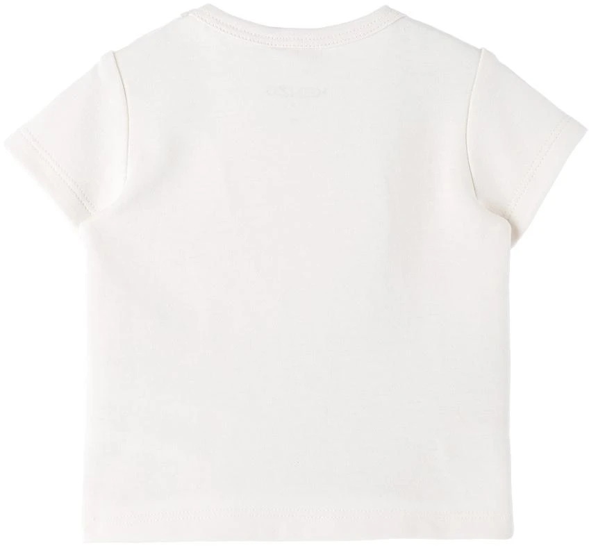商品Kenzo|Baby Off-White & Blue T-Shirt & Shorts Set,价格¥555,第3张图片详细描述