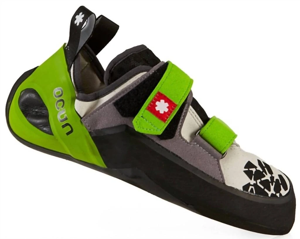 商品Ocun|Men's Jett Qc Sport Climbing Shoes In Grey/green,价格¥702,第1张图片