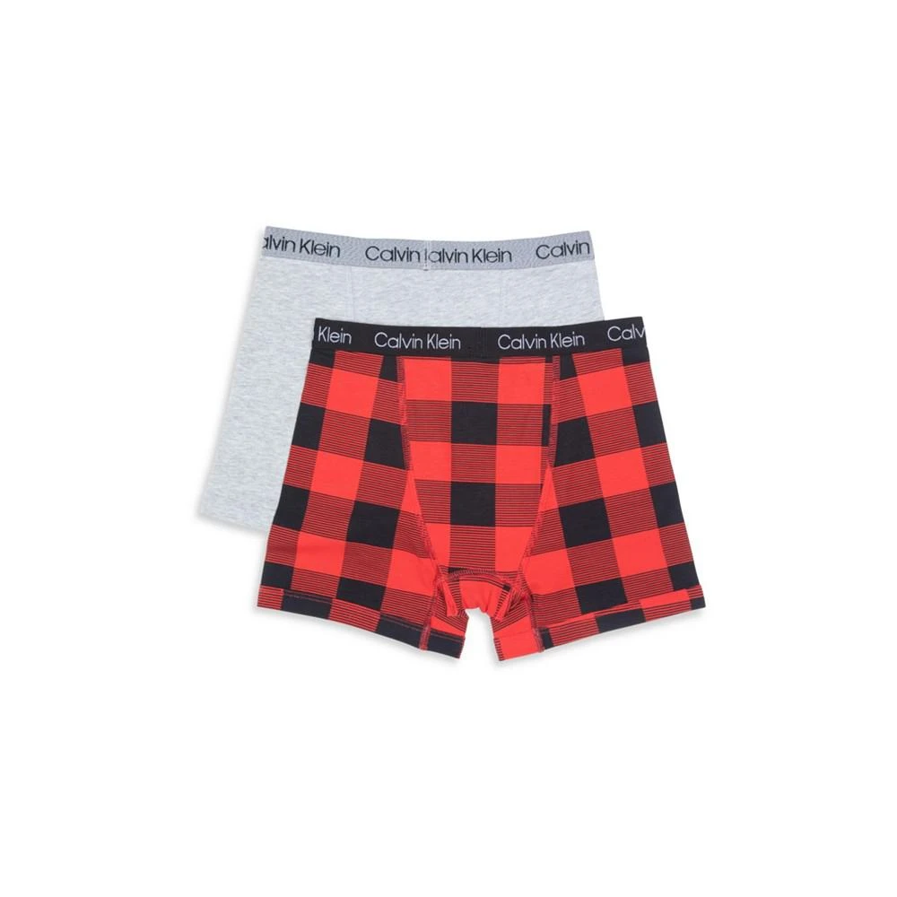 商品Calvin Klein|Big Boys Boxer Brief, Pack of 2,价格¥99,第2张图片详细描述
